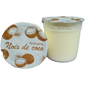 Yaourt aromatisé noix de coco