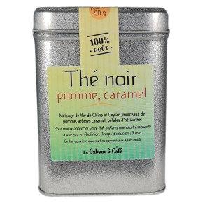 Thé noir pomme caramel