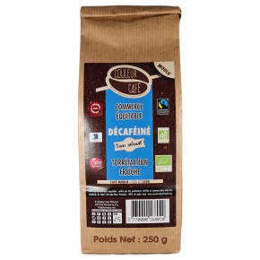 Café moulu bio décaféiné 250g