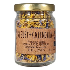 Bleuet et calendula bio 4g