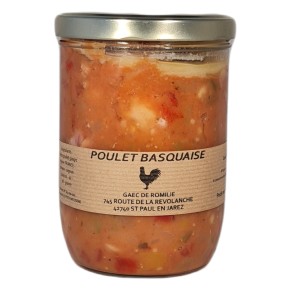 Poulet basquaise 780g